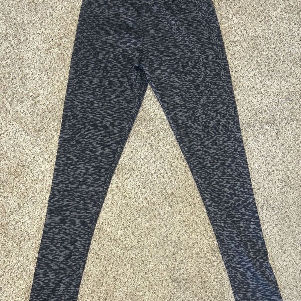Serena Williams Gray Leggings with Heathered Design